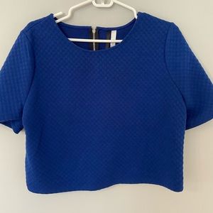 Kensie Quilted short sleeve top